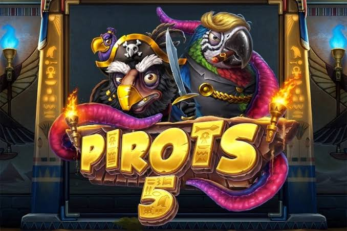 Pirots 5 The Rift of Eternity: i quattro Chrono Bird rosso, viola, verde e blu riuniti attorno al Reality Core con cristalli, teschi Bonus Skull e frammenti dorati del boss in mostra